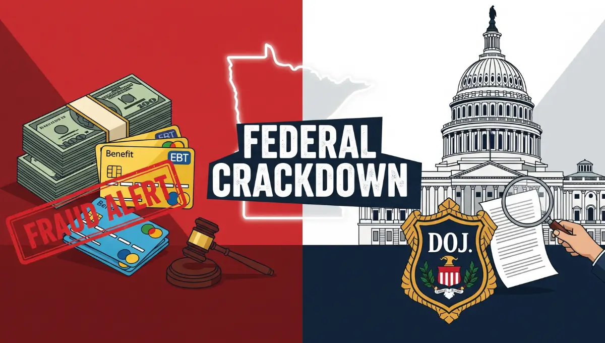 Federal welfare fraud crackdown investigation Minnesota DOJ prosecutions SNAP Medicaid benefits 2026