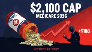 Medicare Part D out-of-pocket cap increases to $2,100 in 2026 with prescription drug costs rising for seniors